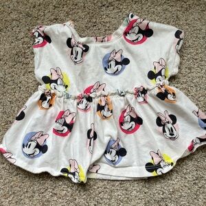 Baby Gap Minnie Mouse Top 3-6M